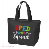Back To School Team Gift For Special Ed Teacher Sped Squad Tote Bag thumb 3