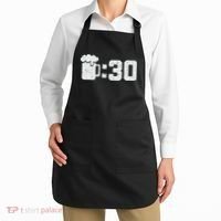Beer Thirty St Patricks Shamrock Lucky Green Irish Apron thumb 2