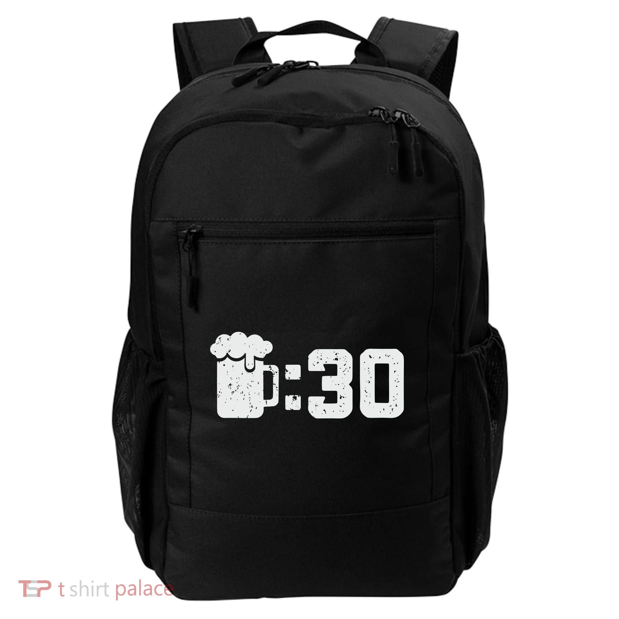 Beer Thirty St Patricks Shamrock Lucky Green Irish Backpack
