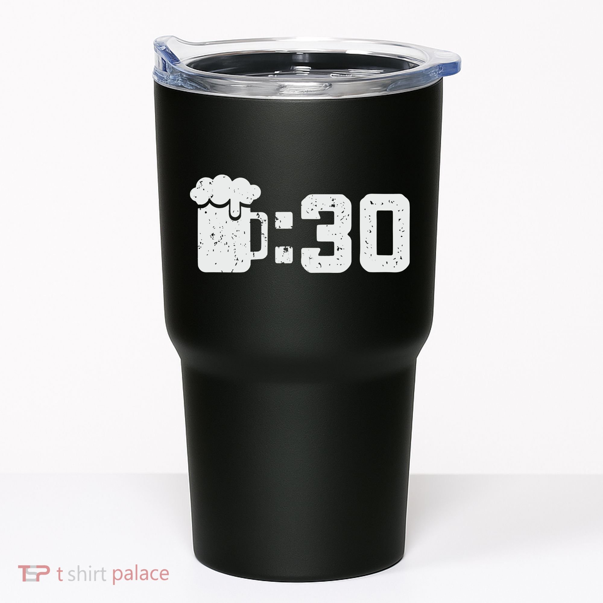 Beer Thirty St Patricks Shamrock Lucky Green Irish Tumbler