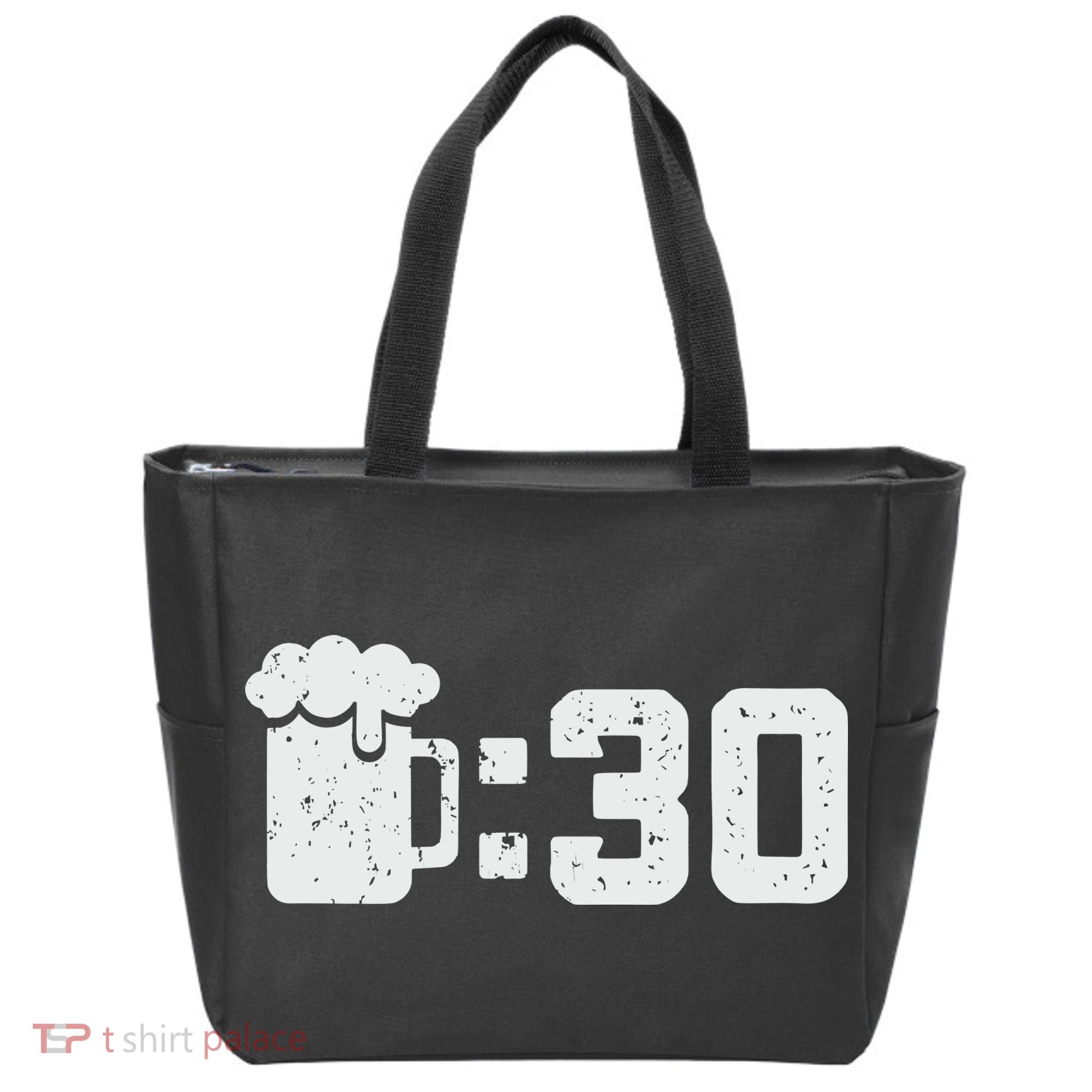 Beer Thirty St Patricks Shamrock Lucky Green Irish Tote Bag
