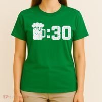 Beer Thirty St Patricks Shamrock Lucky Green Irish T-Shirt thumb 4