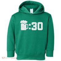 Beer Thirty St Patricks Shamrock Lucky Green Irish Toddler Hoodie thumb 0