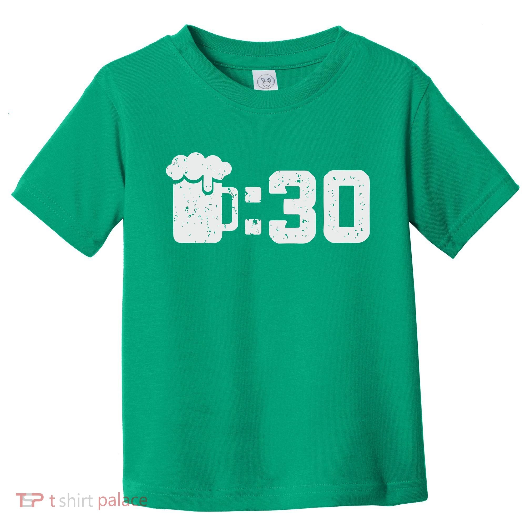 Beer Thirty St Patricks Shamrock Lucky Green Irish Toddler T-Shirt