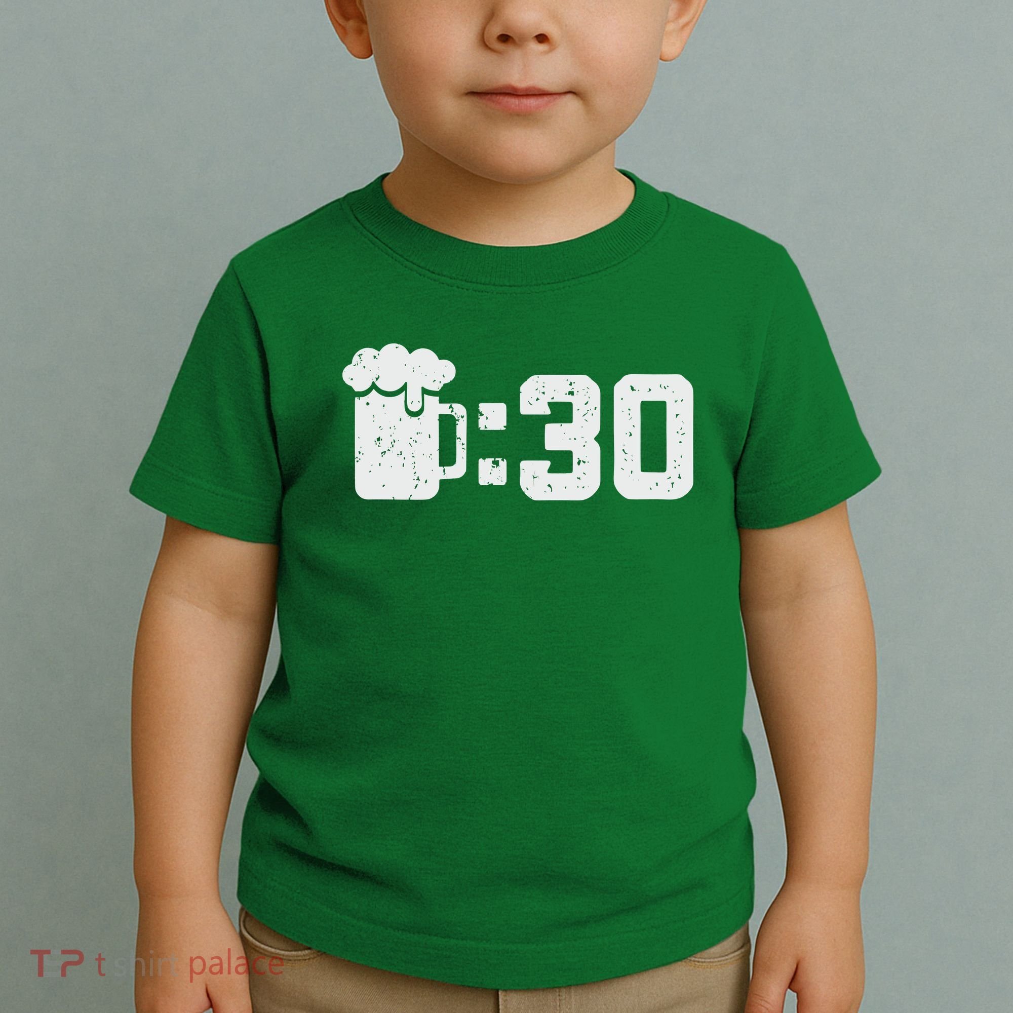 Beer Thirty St Patricks Shamrock Lucky Green Irish Toddler T-Shirt