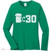 Beer Thirty St Patricks Shamrock Lucky Green Irish Women's Long Sleeve Shirt thumb 0