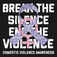 Break The Silence End Violence Domestic Violence Awareness Coaster thumb 2