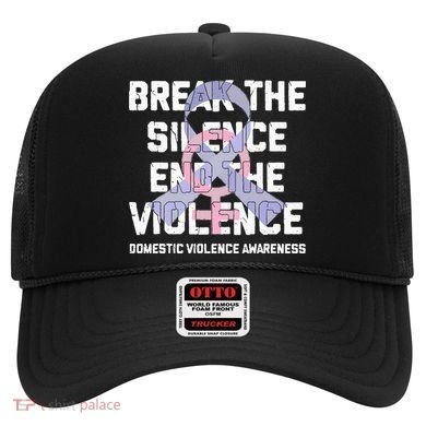 Break The Silence End Violence Domestic Violence Awareness Hat