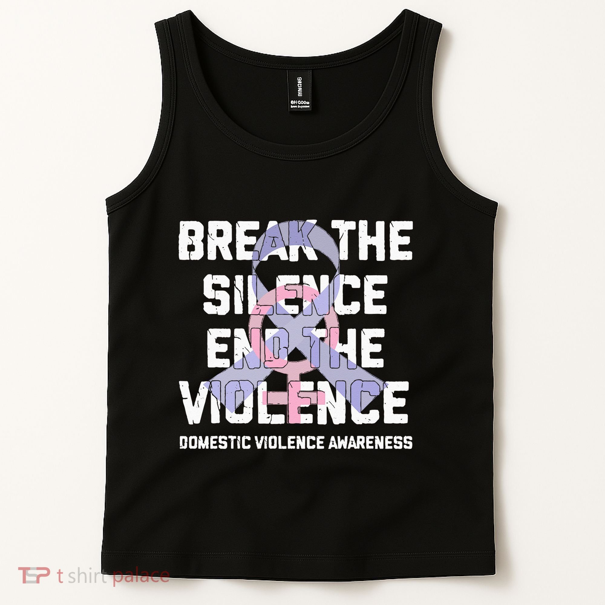 Break The Silence End Violence Domestic Violence Awareness Tank Top