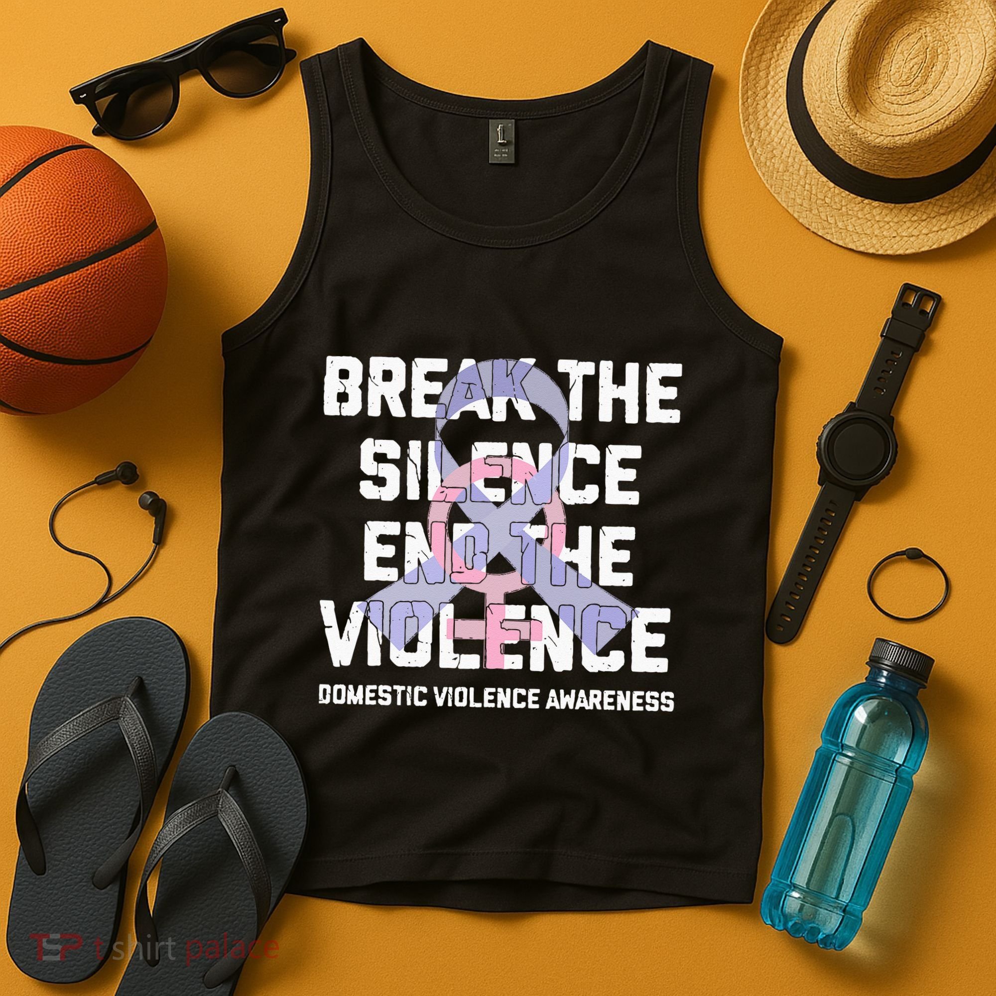 Break The Silence End Violence Domestic Violence Awareness Tank Top