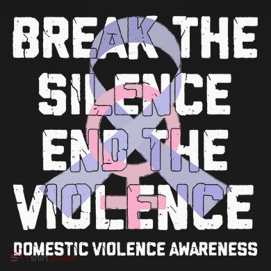 Break The Silence End Violence Domestic Violence Awareness Women's Long Sleeve Shirt