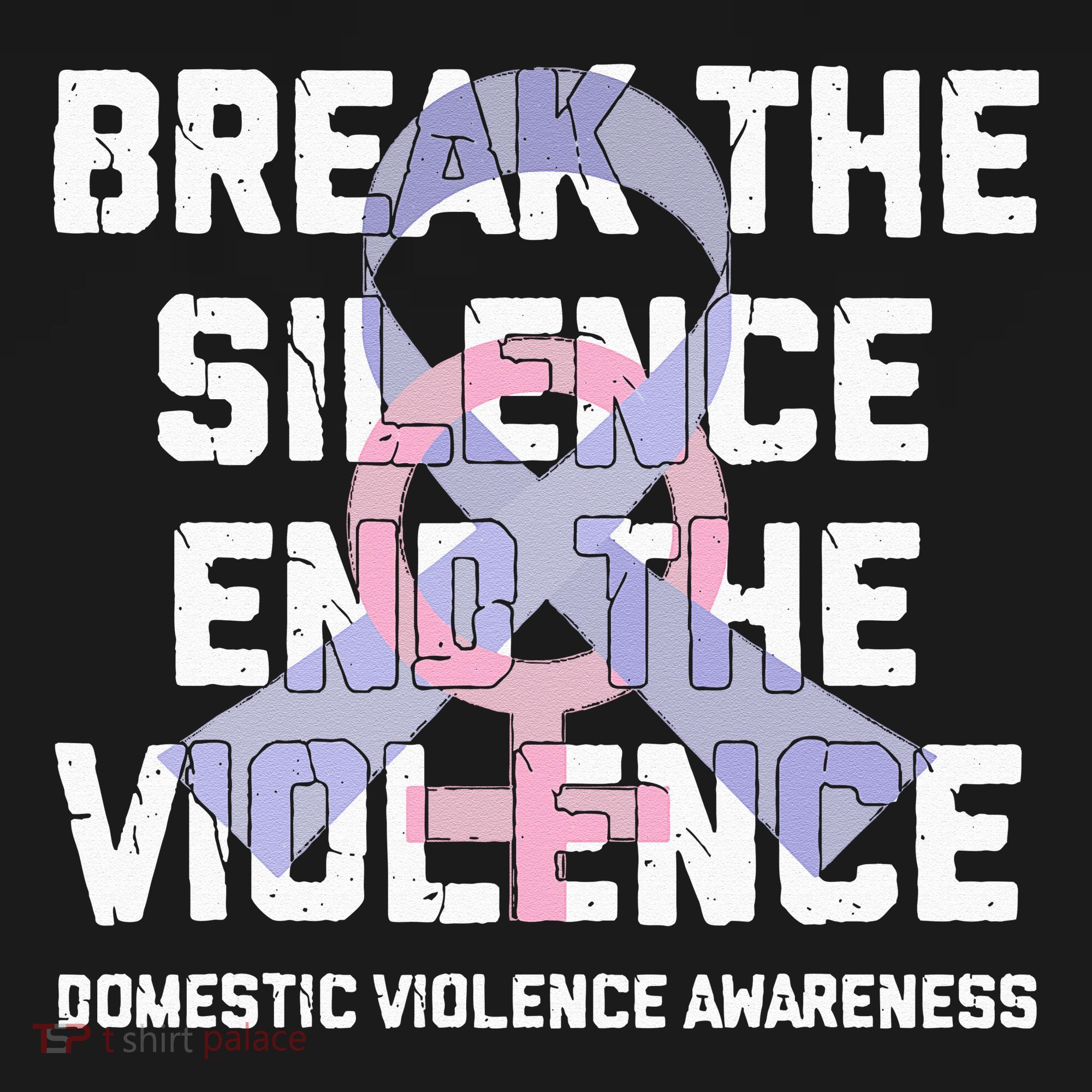 Break The Silence End Violence Domestic Violence Awareness Kids T-Shirt