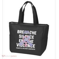 Break The Silence End Violence Domestic Violence Awareness Tote Bag thumb 3