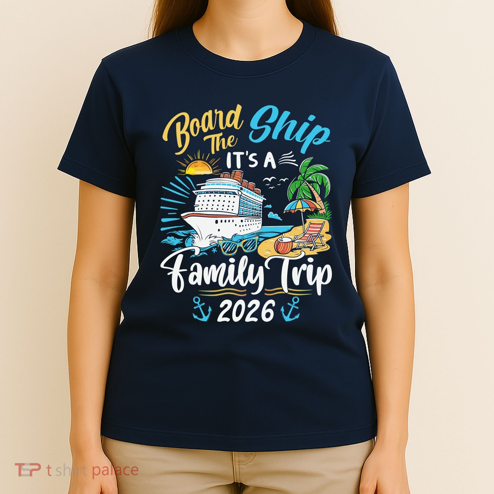 Board The Ship ItS A Birthday Trip 2026 Birthday Cruise T-Shirt
