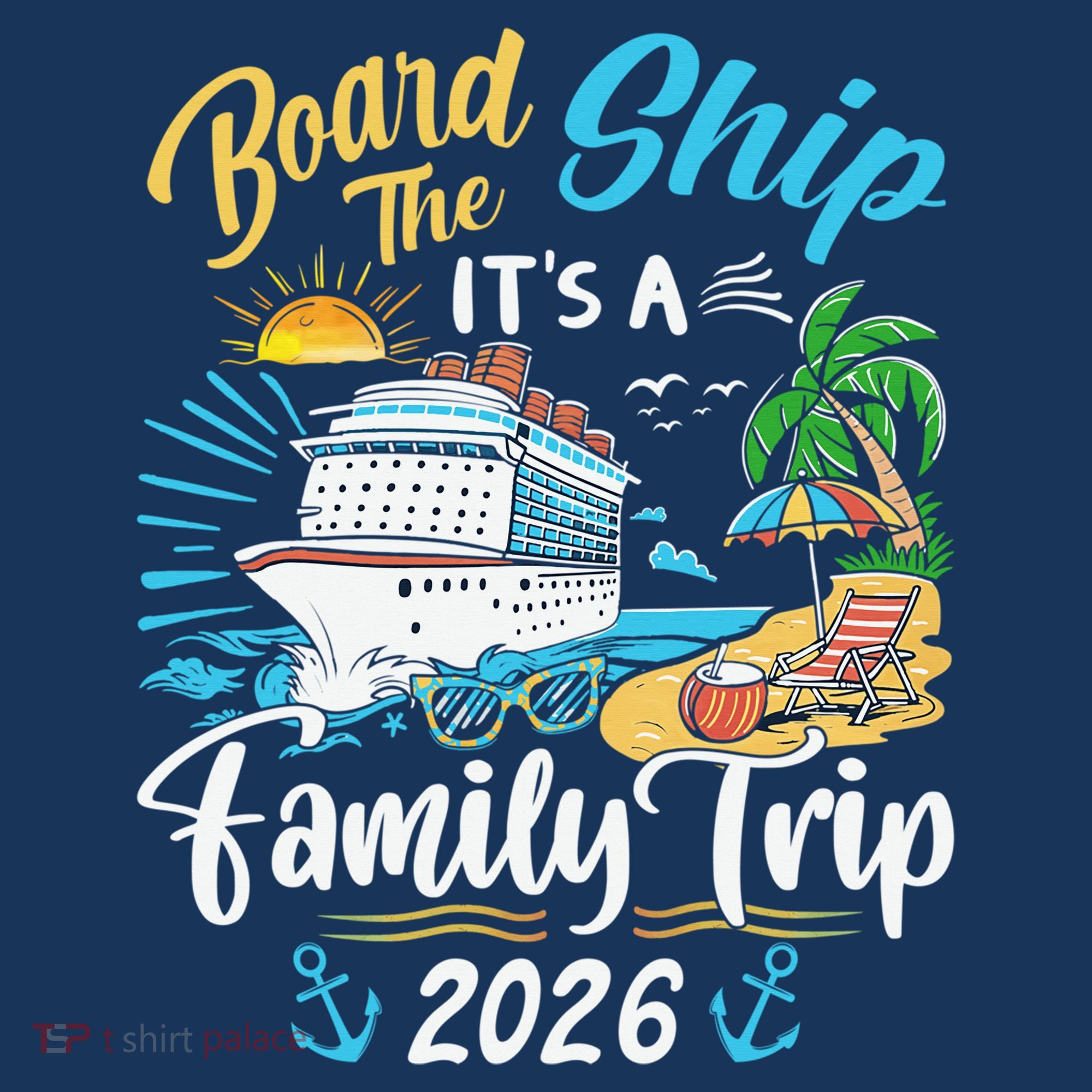 Board The Ship ItS A Birthday Trip 2026 Birthday Cruise Women's Hoodie