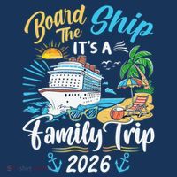 Board The Ship ItS A Birthday Trip 2026 Birthday Cruise Tank Top thumb 6