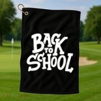 Back To School Gift Golf Towel thumb 1