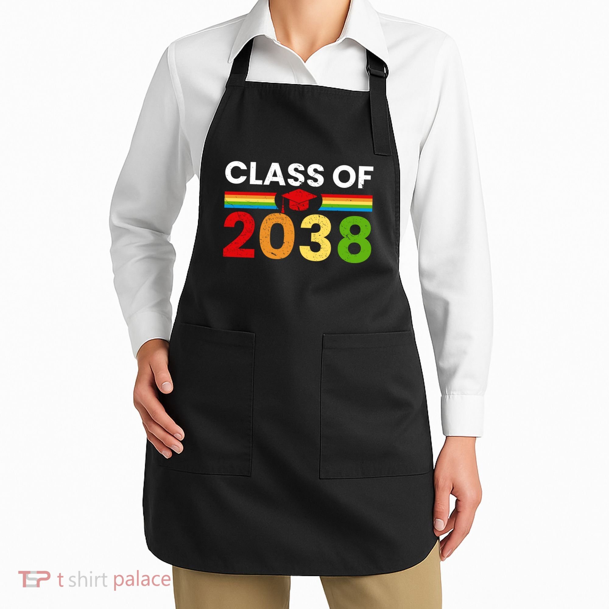 Back To School Class Of 2038 Graphic Apron