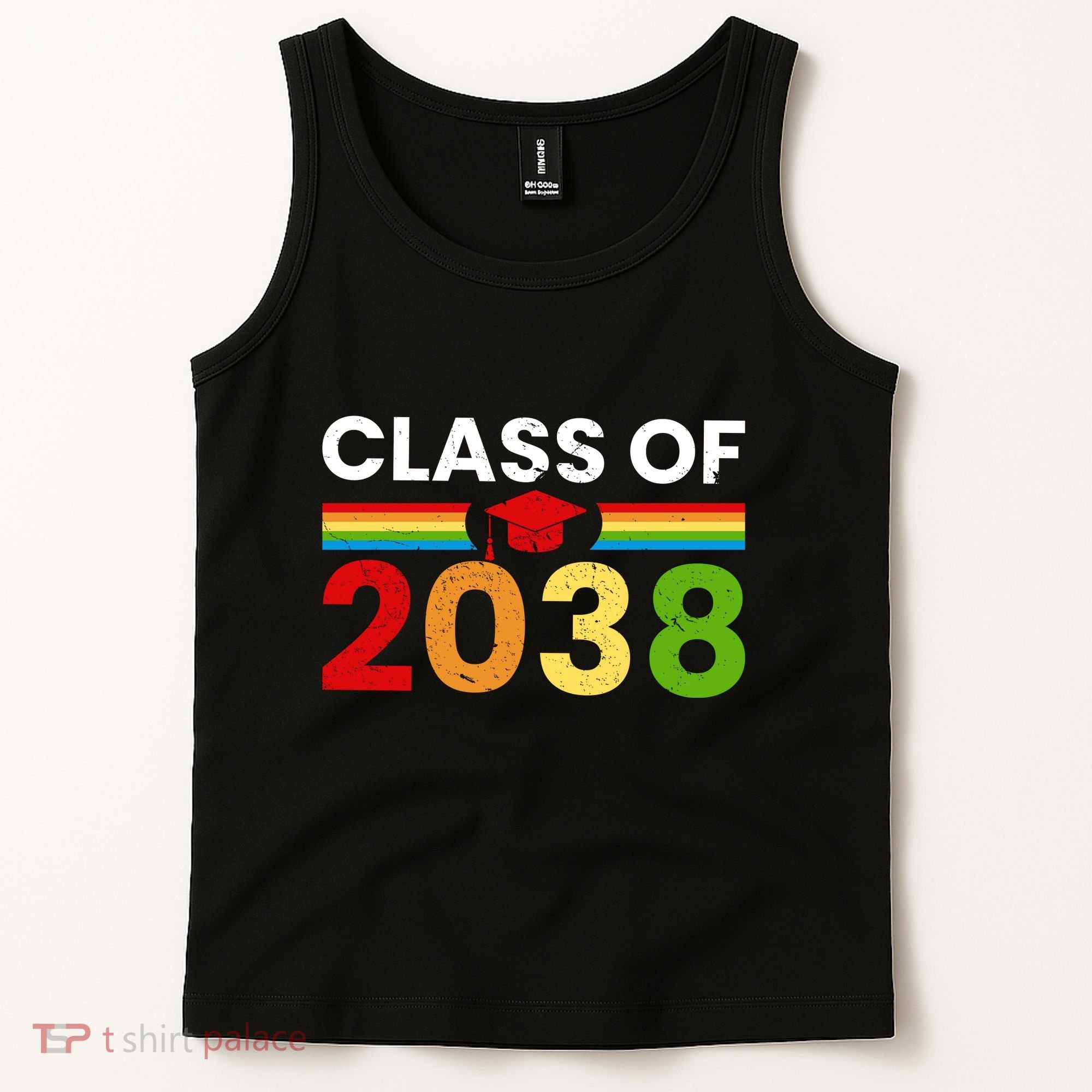 Back To School Class Of 2038 Graphic Tank Top