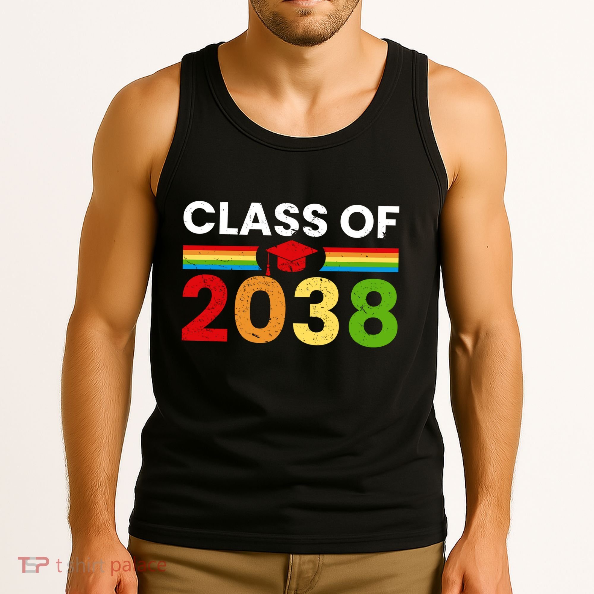 Back To School Class Of 2038 Graphic Tank Top