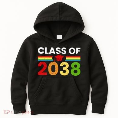 Back To School Class Of 2038 Graphic Kids Hoodie