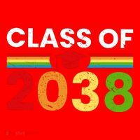 Back To School Class Of 2038 Graphic Santa Hat thumb 1