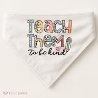 Back To School Teacher USA-Made Doggie Bandana thumb 0