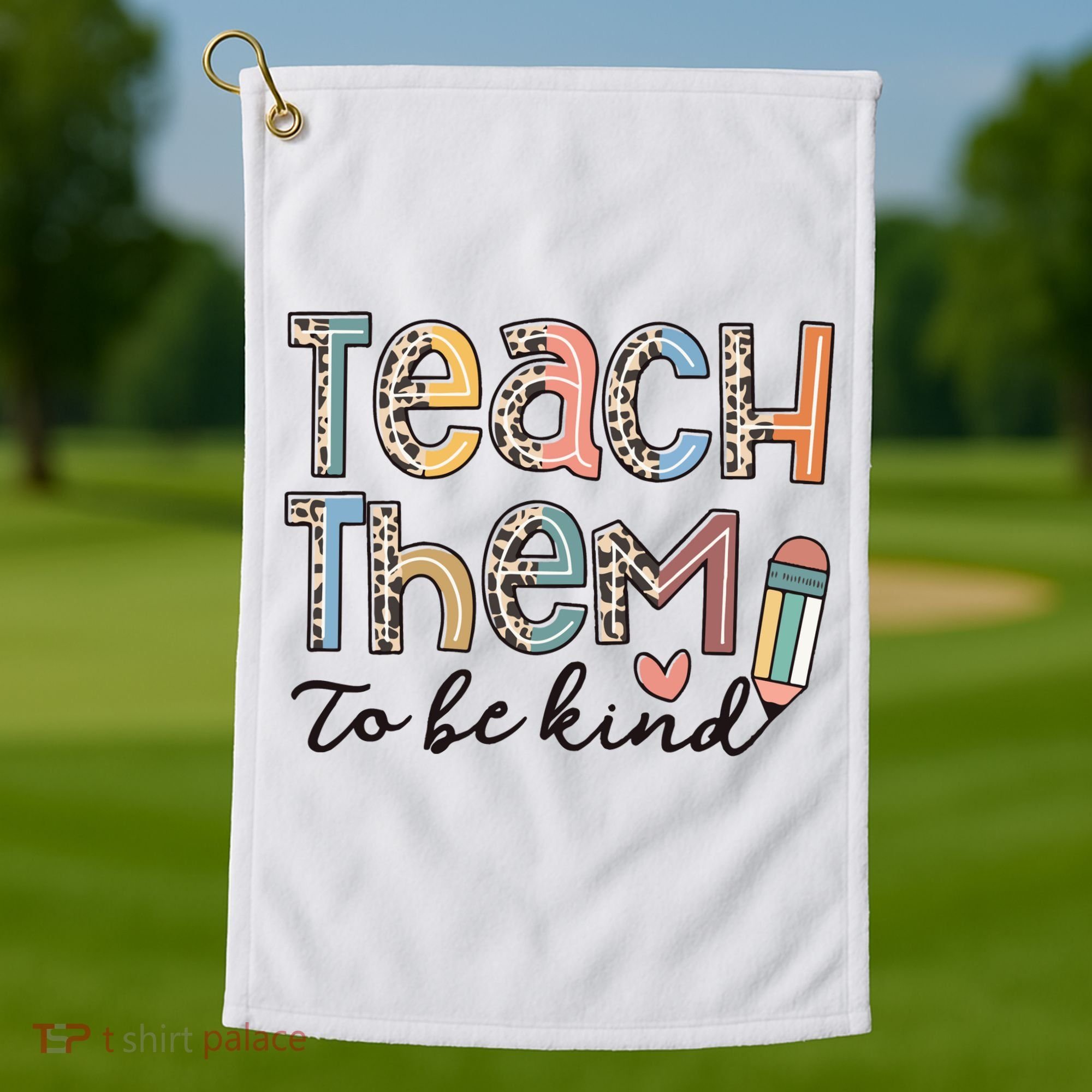 Back To School Teacher Golf Towel