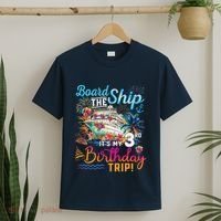 Board The Ship ItS My 3rd Birthday Trip Cruise Vacation T-Shirt thumb 2