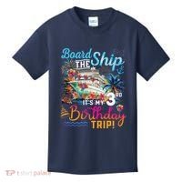 Board The Ship ItS My 3rd Birthday Trip Cruise Vacation Kids T-Shirt thumb 0