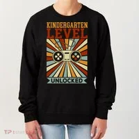 Back To School Kindergarten Level Unlocked Women's Sweatshirt thumb 0