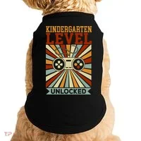 Back To School Kindergarten Level Unlocked Doggie Tank thumb 0
