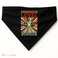 Back To School Kindergarten Level Unlocked USA-Made Doggie Bandana thumb 0