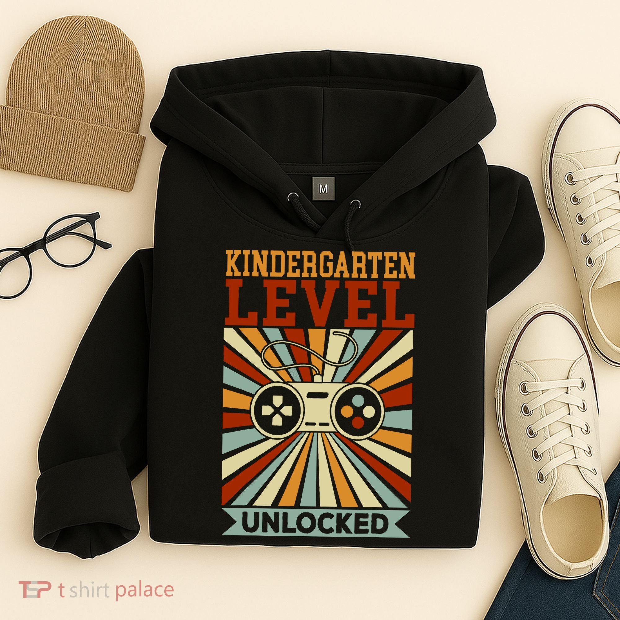 Back To School Kindergarten Level Unlocked Hoodie
