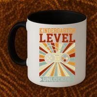 Back To School Kindergarten Level Unlocked Coffee Mug thumb 2