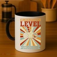 Back To School Kindergarten Level Unlocked Coffee Mug thumb 4