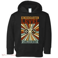 Back To School Kindergarten Level Unlocked Toddler Hoodie thumb 0