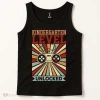 Back To School Kindergarten Level Unlocked Tank Top thumb 2