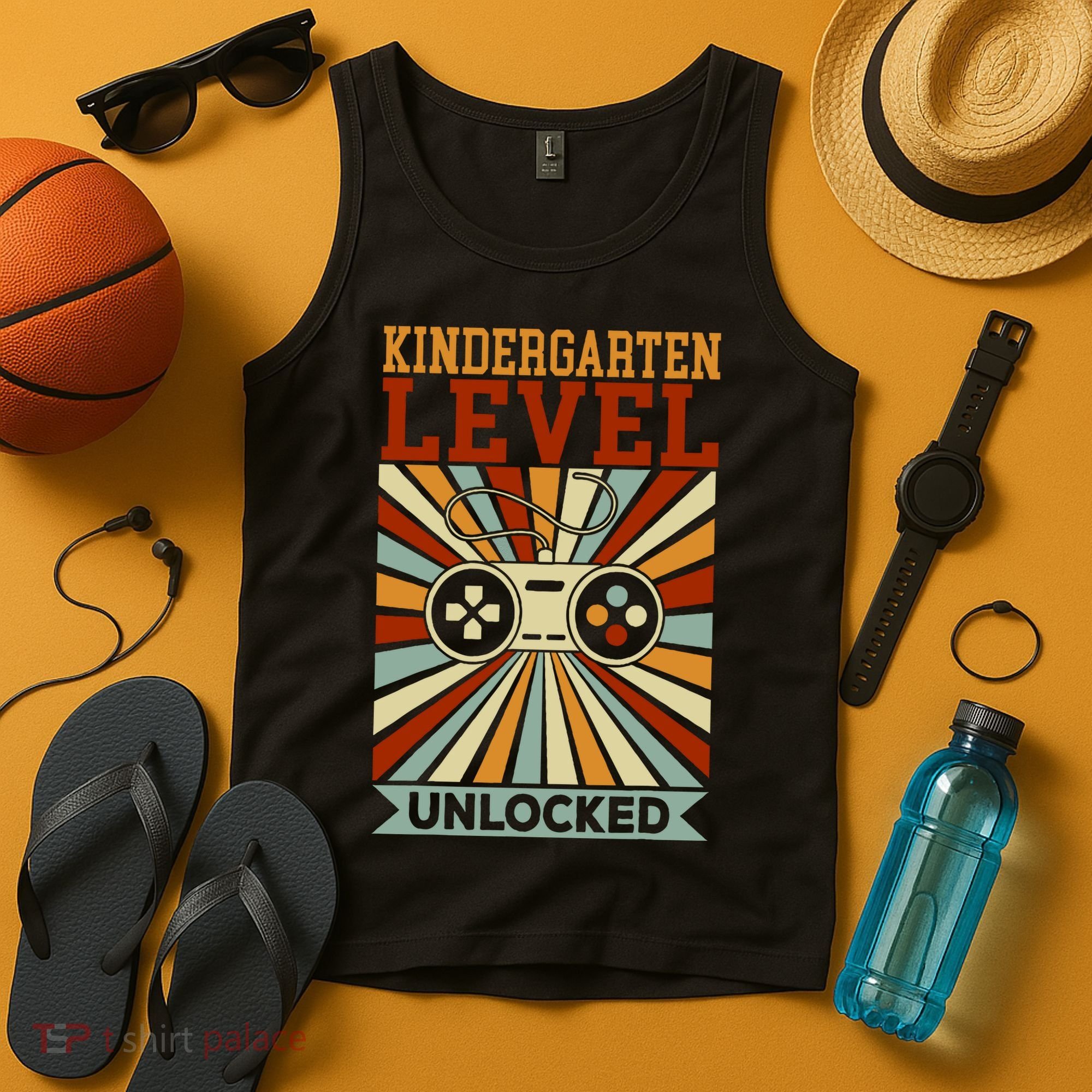 Back To School Kindergarten Level Unlocked Tank Top
