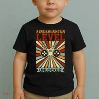 Back To School Kindergarten Level Unlocked Toddler T-Shirt thumb 2