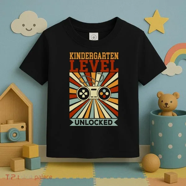 Back To School Kindergarten Level Unlocked Toddler T-Shirt