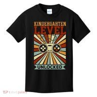 Back To School Kindergarten Level Unlocked Kids T-Shirt thumb 0