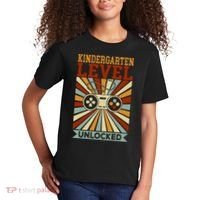 Back To School Kindergarten Level Unlocked Kids T-Shirt thumb 2