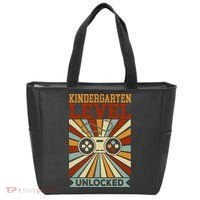 Back To School Kindergarten Level Unlocked Tote Bag thumb 0