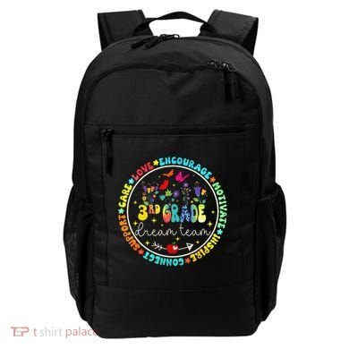 Back To School Third Grade Dream Team Teacher Flower Backpack