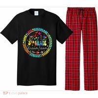 Back To School Third Grade Dream Team Teacher Flower Pajama Set thumb 0