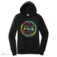 Back To School Third Grade Dream Team Teacher Flower Women's Hoodie thumb 0