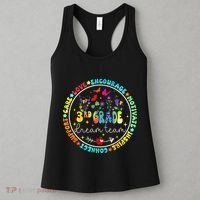Back To School Third Grade Dream Team Teacher Flower Women's Tank Top thumb 3