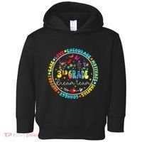 Back To School Third Grade Dream Team Teacher Flower Toddler Hoodie thumb 0