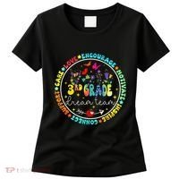 Back To School Third Grade Dream Team Teacher Flower Women's T-Shirt thumb 0